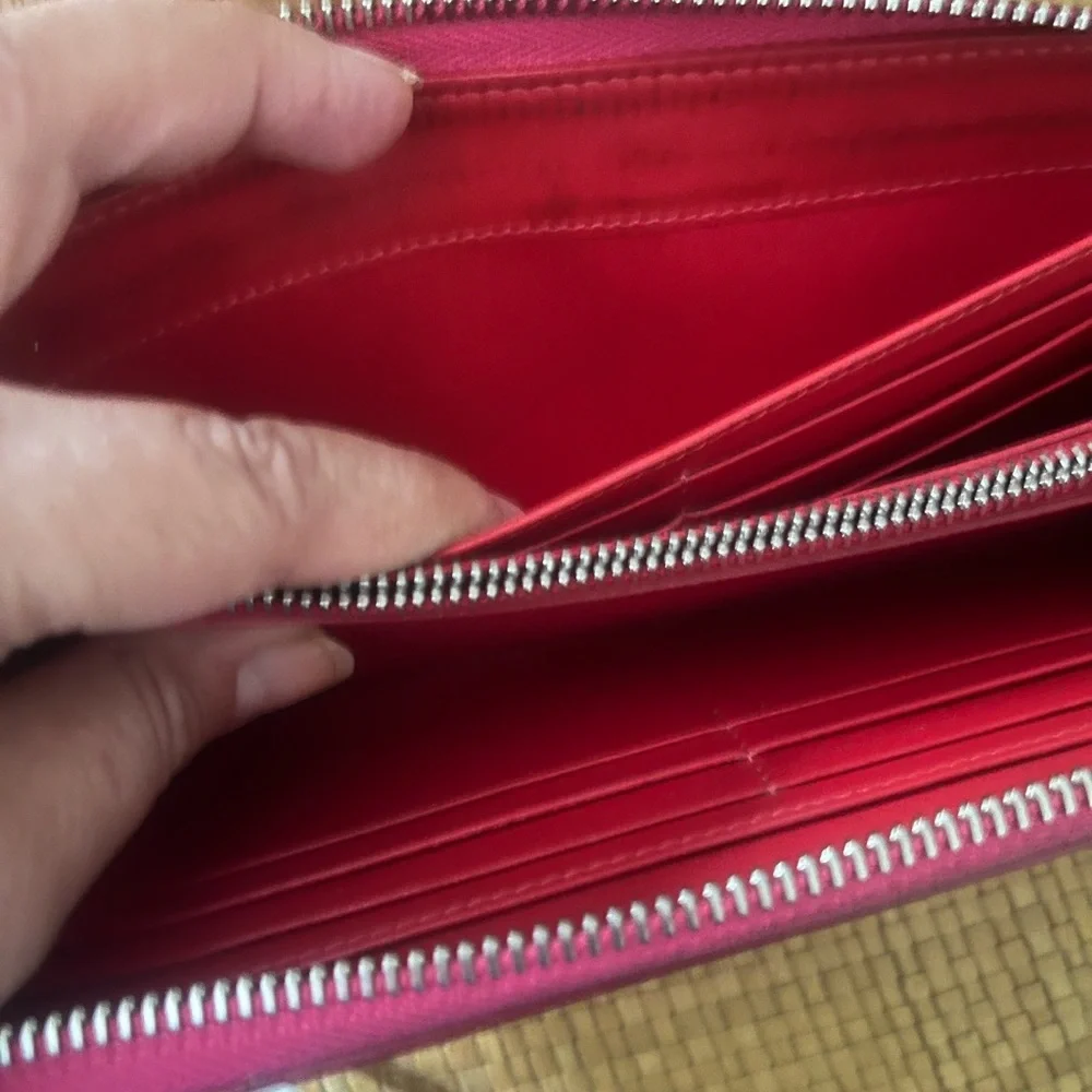 Christian Louboutin Pink Studded Clutch